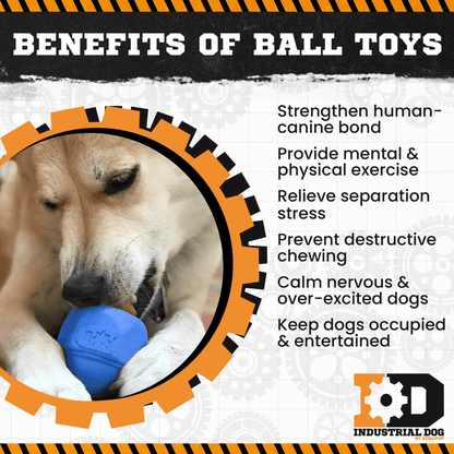 Durable Rubber Chew Toy for Large Dogs