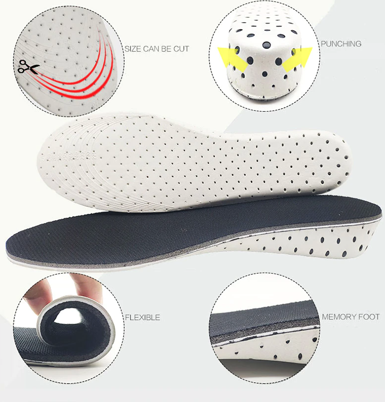 Men Women Invisible Height Increase Insoles