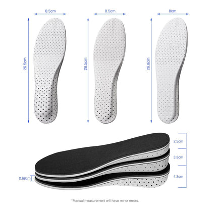 Men Women Invisible Height Increase Insoles