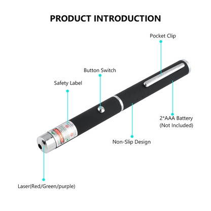 3 Packs 900Mile Laser Pointer Pen