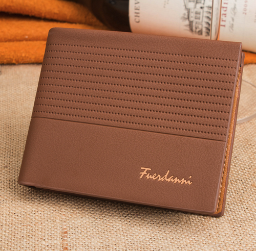 Men's Bifold Leather Credit ID Card Holder Wallet