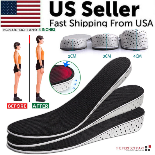 Men Women Invisible Height Increase Insoles