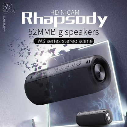 Waterproof Portable Bluetooth Subwoofer Speaker