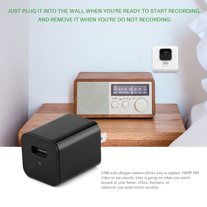 HD 1080P USB Charger Hidden Security Camera
