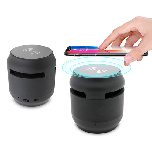 Bluetooth Speaker with Wireless Charging Pad